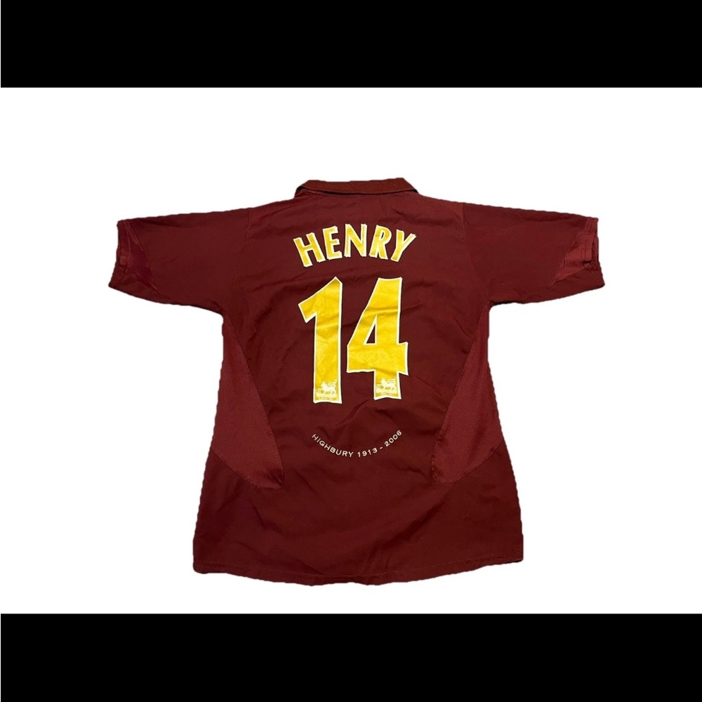 Vintage Nike Arsenal Thierry Henry #14 Jersey Size XL